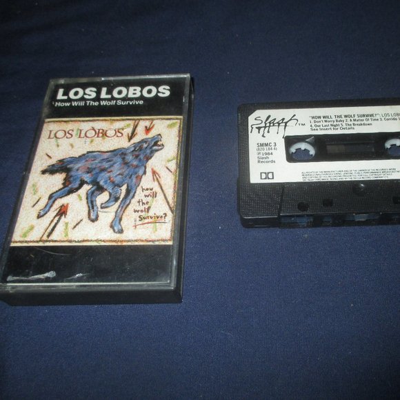 Los Lobos - How Will The Wolf Survive on cassette (Slash Records, 1984) - Picture 1 of 2